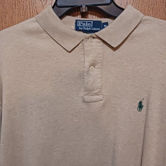 Polo (Ralph Lauren)-(Tan/Brown)-(Long Sleeve)-(Pre-owned)-(Size M)-$25.00 - Picture 4 of 4